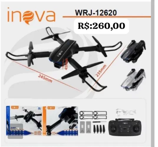 Drone Inova WRJ-12620 - Diversão e tecnologia!