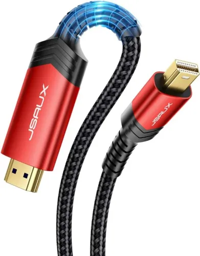 Mini Displayport para HDMI Ativo - Trançado - 1 Metro - 1080p 60Hz - Original JSAUX