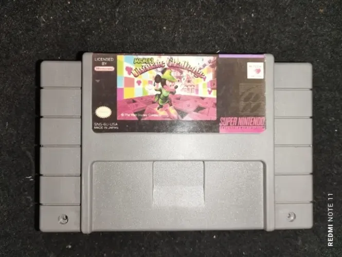 Jogo Super Nintendo Mickey Ultimate Challenge