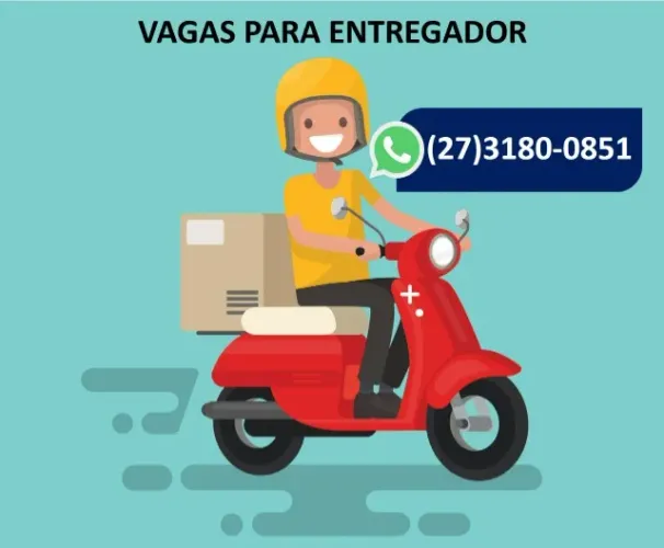 Vaga para Entregador de Aplicativo, Es