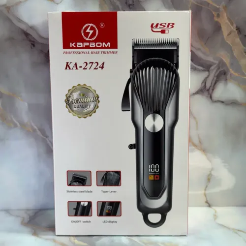 Máquina de cortar cabelo sem fio visor digital