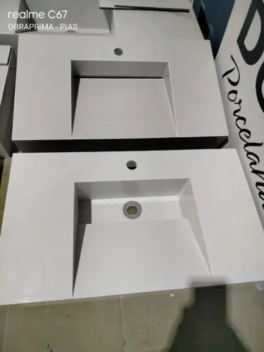 Pias de porcelanato medida 70×40