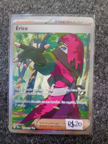 Card Pokémon Treinador Érico