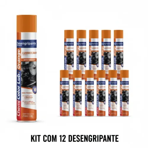 [PROMO] KIT c/12 Desengripante 250ml 120g Chemicolor