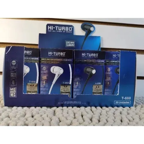 10 Fones De Ouvido Hi-Turbo t-688 Atacado Revenda Aproveite Frete Barato Olx