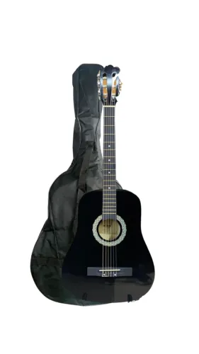 Violão Acústico Bravo An100 Iniciante Clássico Nylon Cor Black C/Capa