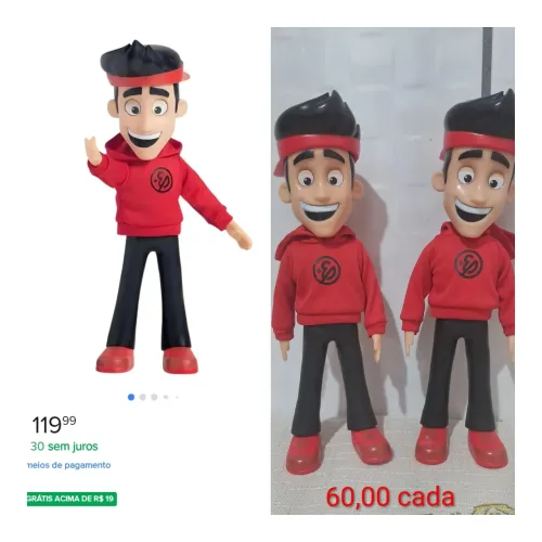 Boneco Enaldinho