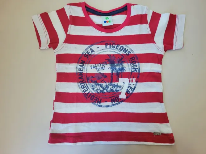 Camiseta Listrada Infantil PUC