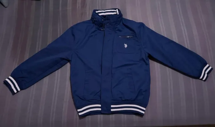 Jaqueta Polo Azul Infantil XL