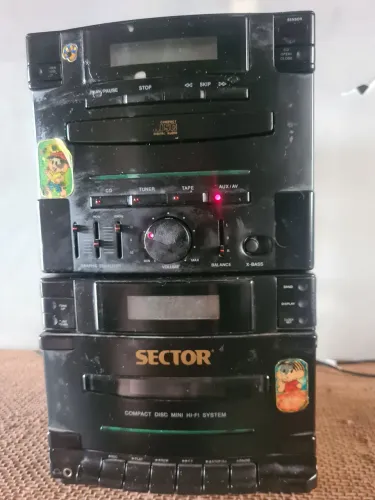 Mini System Sector Srx-01 com defeito sem controle remoto