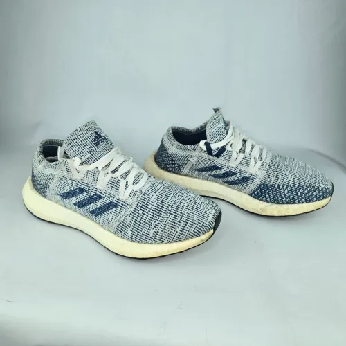 Tênis Adidas feminino Pureboost Go azul e branco 37