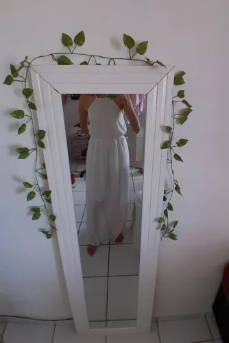 Vestido branco longo