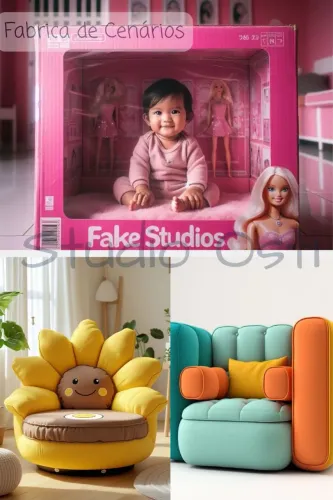 Cenário e Decoração para Estúdio Fotográfico