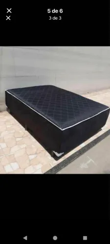 Base Box Casal Black com Design Moderno