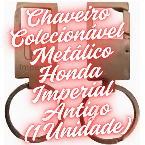 Chaveiro Metálico Honda Antigo 