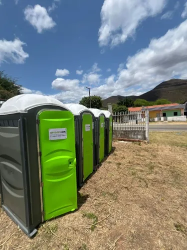 Locação de banheiros químicos para obras e eventos 