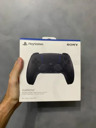 Controle preto ps5 Novo 