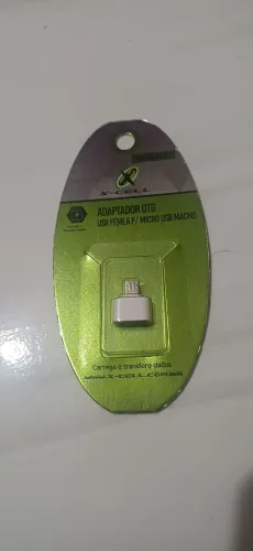 Adaptador OTG de Micro USB macho para USB fêmea Plug & Play - Novo