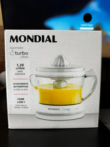 Espremedor de Frutas Mondial Turbo 220v