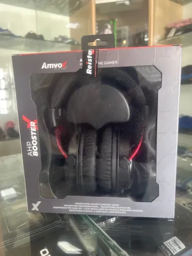 Headset Gamer Amvox AHP Booster X - Conexão 3.5mm
