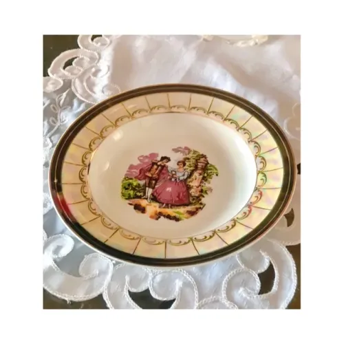 Prato Fundo Clássico Porcelana Germer - Rara - para Sopas Refeições 