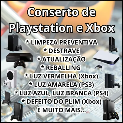 Conserto de Playstation e Xbox 