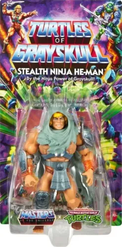 Boneco Turtles of Grayskull Stealth Ninja He Man MATTEL Masters Of The Universe He-Man