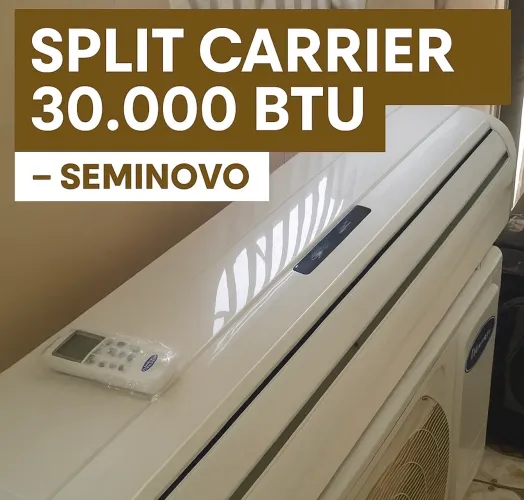 AR-CONDICIONADO SPLIT CARRIER 30.000 BTU - SEMINOVO