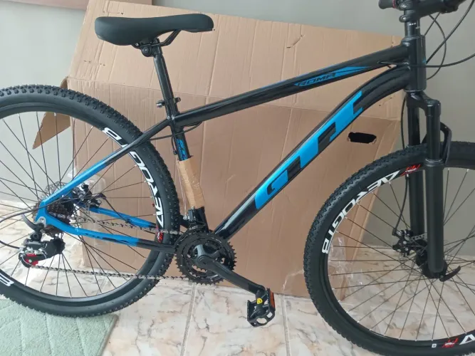 Bike aro 29 GTI NOVA 0km alumínio suspensão freios disco