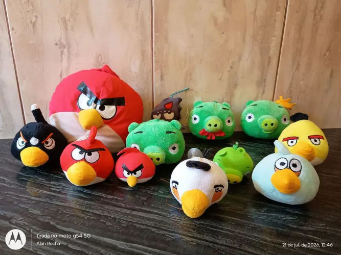 Coleção pelúcias Angry Birds