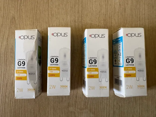 Lâmpada led G9 Halopim 2w Capsulada 110v 220v Opus Bipino