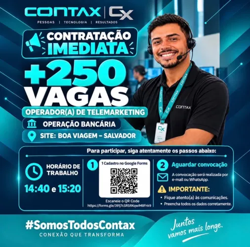 500 VAGAS IMEDIATAS 1.621,00