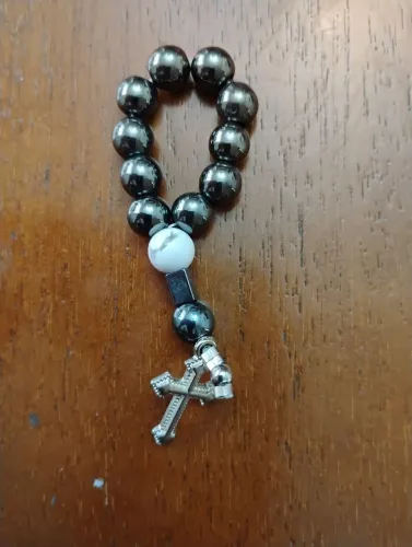 Mini terço fumê 