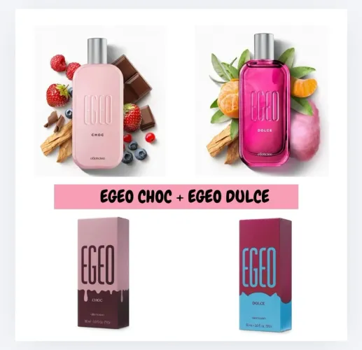 COMBO COLÔNIA EGEO: 1 EGEO DULCE + 1 EGEO CHOC