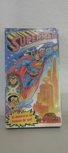 VHS Antigo Superman ? As Aventuras do Homem de Aço ? Item de Coleção