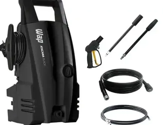Lavadora de Alta Pressão e Desobstruidora WAP 1500PSI 1400W Atacama Black Ultra