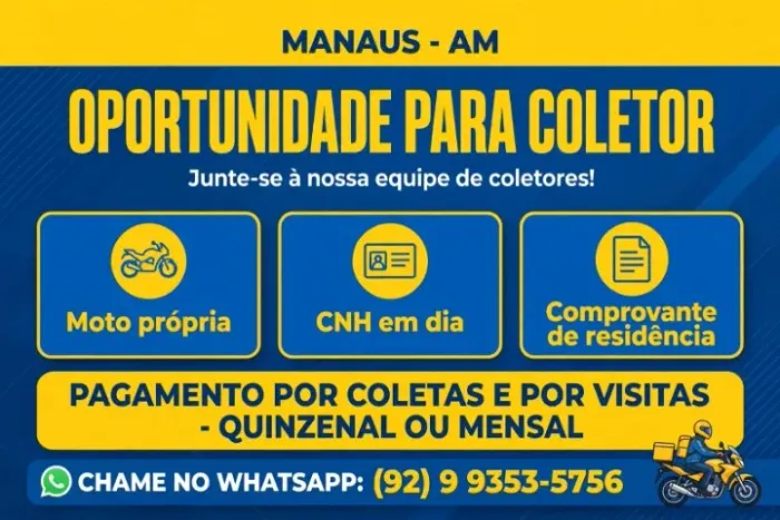 OPORTUNIDADE - Início Imediato na MW Serviços