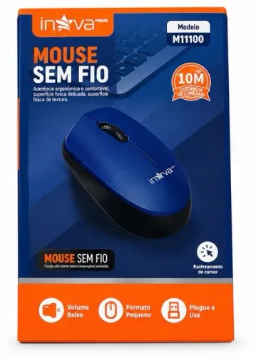 Mouse sem fio Inova - Novo, nunca usado!