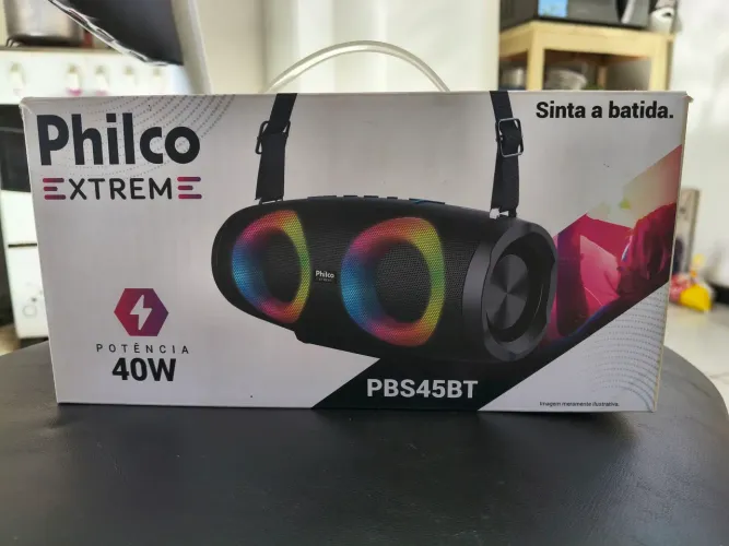 Caixinha de Som Xtreme Philco 40W Nova zerada..