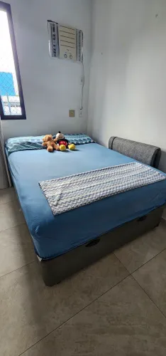 Cama baú com colchão de casal
