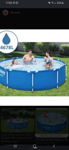 Piscina de 5000 litros brinks