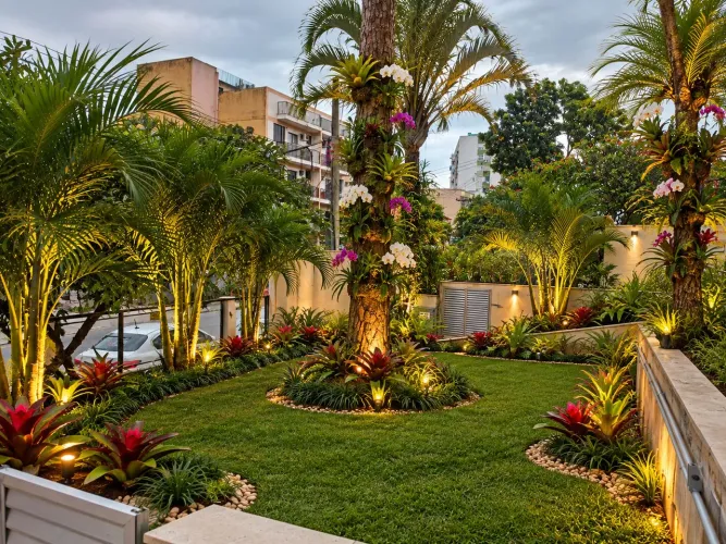 Jardim vertical e irrigação automática