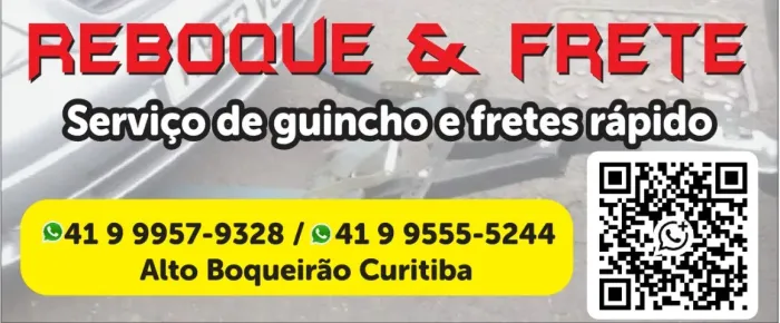 Serviços reboque e fretes. 
