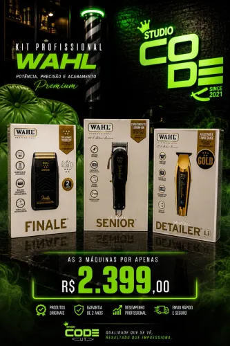 Kit de máquina WAHL CORTE DE CABELO ? ou troco por GOPRO HERO 13?