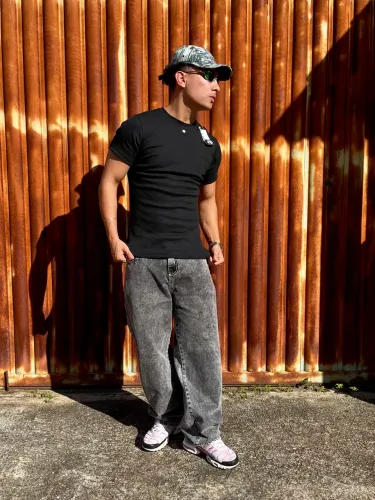 Camiseta Americana Canelada