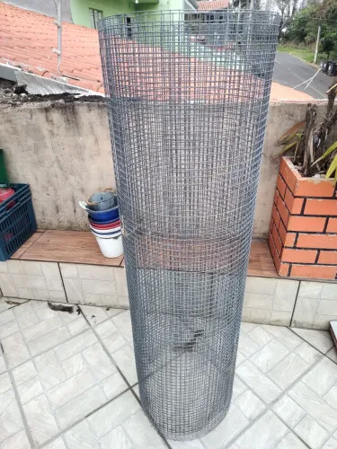 Tela galvanizada Tela 2.50 comprimento por 1.35 altura