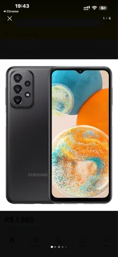 Samsung Galaxy A23 5G Dual SIM 128GB 4GB RAM Cor Preto (