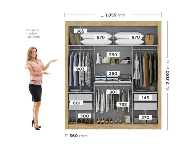 GUARDA ROUPAS CASAL 400,00