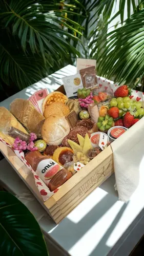 Cesta de Café da Manhã Dia dos Namorados