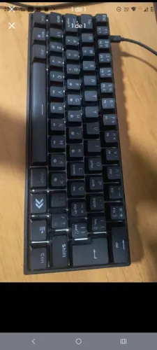 tg600(husky blizzard) switch linear red, ponto de ativação 0.8, switch gateron, com caixa